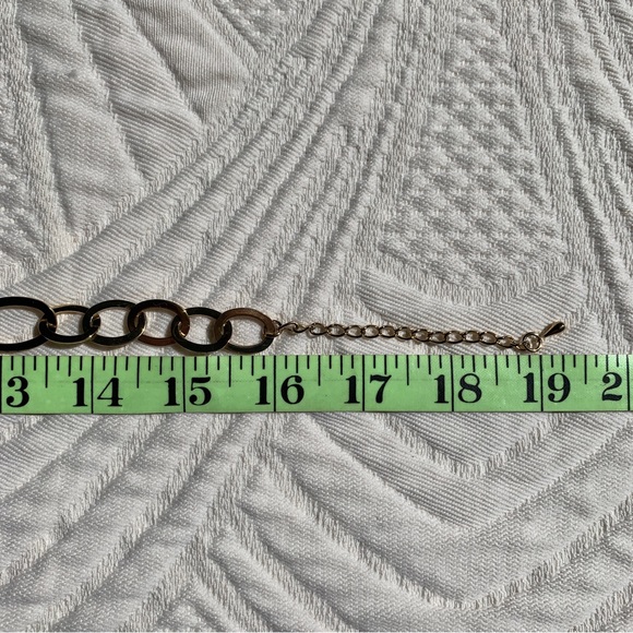 🤩3/$20 Vintage COOKIE LEE Gold Chain Large Oval Link Chunky Light Y2K Bling 19” - Picture 8 of 9